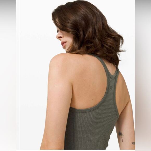 Lululemon Tank Top Dark Grey Size 6 - Picture 6 of 16